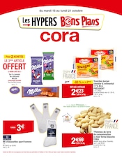 Catalogue Supermarchés Cora en cours à Lullin et alentours, "Les HYPERS Bons Plans", 26 pages, 15/10/2024 - 21/10/2024