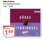 Pralines Angebote von Milka bei GLOBUS Ludwigshafen für 1,69 €