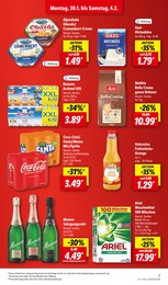 Coca Cola Angebot im aktuellen Lidl Prospekt auf Seite 7