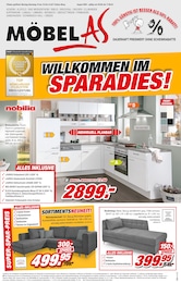 Möbel AS Prospekt: "Willkommen im Sparadies!", 16 Seiten, 03.08.2024 - 17.08.2024