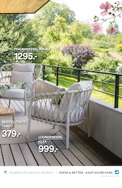 Aktueller Kabs Prospekt mit Gartentisch, "OUTDOOR LIVING", Seite 7