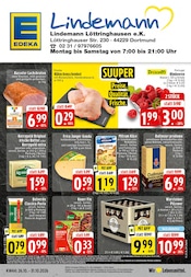 Bier im EDEKA Prospekt in Wetter Aktueller EDEKA Prospekt mit Bier, "Aktuelle Angebote", Seite 1