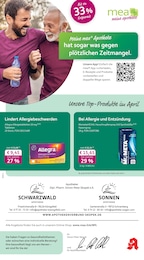 Apotheken Prospekt von mea - meine apotheke in Dunningen Aktueller mea - meine apotheke Apotheken Prospekt für Dunningen: Unsere April-Angebote mit 4} Seiten, 01.04.2026 - 30.04.2026