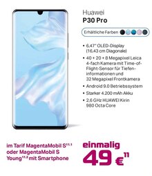 Becker Kommunikationsservice Vreden - Smartphone P30 Pro Smartphone P30 Pro Angebot bei Becker Kommunikationsservice Vreden im Prospekt "Liebe Kunden, wir sind für Sie da!"