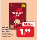 2in1 Sticks Angebote von Nescafé bei Markant Nordwest Aurich für 1,99 €