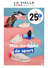 Prospectus La Halle à Créteil "Nos marques de sport", 1 page, 29/04/2026 - 05/05/2026