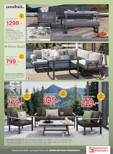 Sofa im aktuellen Möbelzentrum Pforzheim Prospekt (Karlsruhe) Sofa im Möbelzentrum Pforzheim Prospekt "MEHR KOMFORT FÜR DRAUSSEN!" mit 12 Seiten (Karlsruhe)