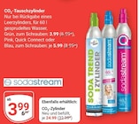 CO₂-Tauschzylinder Grün im Angebot bei GLOBUS in Neustadt CO₂-Tauschzylinder Grün Angebote von Sodastream bei GLOBUS Neustadt für 3,99 €
