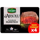 4 pavés de rumsteck marinés aux 3 poivres SOCOPA en promo chez Carrefour 4 pavés de rumsteck marinés aux 3 poivres SOCOPA dans le catalogue Carrefour