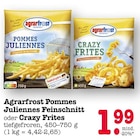 Pommes Juliennes Feinschnitt im Angebot bei E center in Mannheim Pommes Juliennes Feinschnitt Angebote von Agrarfrost bei E center Mannheim für 1,99 €