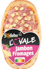 PIZZA L'OVALE JAMBON FROMAGES SODEBO - SODEBO - Auchan Supermarché PIZZA L'OVALE JAMBON FROMAGES SODEBO - SODEBO à 1,59 € dans le catalogue Auchan Supermarché