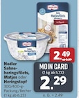 Sahneheringsfilets im Angebot bei combi in Bremen Sahneheringsfilets Angebote von Nadler bei combi Bremen für 2,29 €
