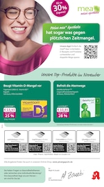 mea - meine apotheke Apotheken Prospekt der aktuellen Woche mit 4 Seiten, gültig von 01.10.2026 bis 31.10.2026, in Pluwig und Umgebung Aktueller mea - meine apotheke Apotheken Prospekt in Pluwig und Umgebung, "Unsere Oktober-Angebote" mit 4 Seiten, 01.10.2026 - 31.10.2026