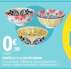 Coupelle 11,5 cm mitsunari à 0,99 € dans le catalogue E.Leclerc