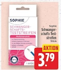 Schwangerschafts-Teststreifen von Sophie im aktuellen E center Prospekt