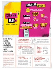 Catalogue E.Leclerc à Sars-et-Rosières cette semaine, valable du 02/09/2025 au 13/09/2025 Prospectus E.Leclerc à Sars-et-Rosières, "OUI AUX SUPER POUVOIRS D'ACHAT", 12 pages de promos valables du 02/09/2025 au 13/09/2025