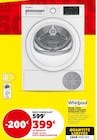 Sèche-linge pompe à chaleur Whirlpool 8 kg à Super U dans Anglars-Saint-Félix