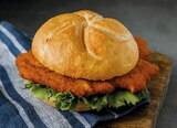 Schnitzel-Brötchen im Angebot bei REWE in Kerpen Schnitzel-Brötchen Angebote bei REWE Kerpen für 3,90 €