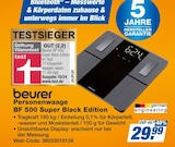 Personenwaage BF 500 Super Black Edition Angebote von beurer bei expert Leinfelden-Echterdingen für 29,99 €