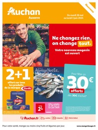 Prospectus Supermarchés de Auchan Hypermarché à Sacy: "Ne changez rien, on change tout.", 28 pages, 28/05/2024 - 03/06/2024