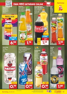 Coca Cola im Netto Marken-Discount Prospekt "Aktuelle Angebote" mit 65 Seiten (Rostock)