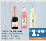 Brillant Sekt bei Getränke Lehmann - Getränke A-Z im Prospekt "" für 1,39 €