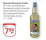 Aktuelles Bisongrass Vodka Angebot bei GLOBUS in Krefeld ab 7,99 €