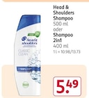 Shampoo im Angebot bei Rossmann in Hildesheim Shampoo Angebote von Head & Shoulders bei Rossmann Hildesheim für 5,49 €