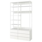 Kleiderschrank mit 6 Schubl. weiß/Fonnes weiß von PLATSA für 469,00 € bei IKEA im Angebot Kleiderschrank mit 6 Schubl. weiß/Fonnes weiß von PLATSA im aktuellen IKEA Prospekt