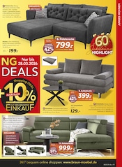 Aktueller BRAUN Möbel-Center Prospekt mit Hocker, "BRAUN SHOPPING WEEK", Seite 19