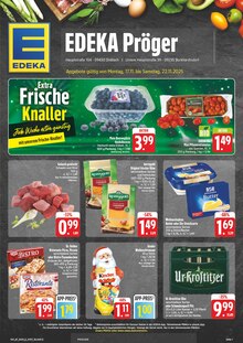 EDEKA Prospekt der Woche "Wir lieben Lebensmittel!" Seite 1, 17.11.2025 bis 22.11.2025 für Thum Aktueller EDEKA Prospekt "Wir lieben Lebensmittel!" Seite 1 von 28 Seiten für Thum