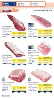 Fleisch im aktuellen METRO Prospekt (Salzgitter) Fleisch im METRO Prospekt "Wochenangebote" mit 52 Seiten (Salzgitter)