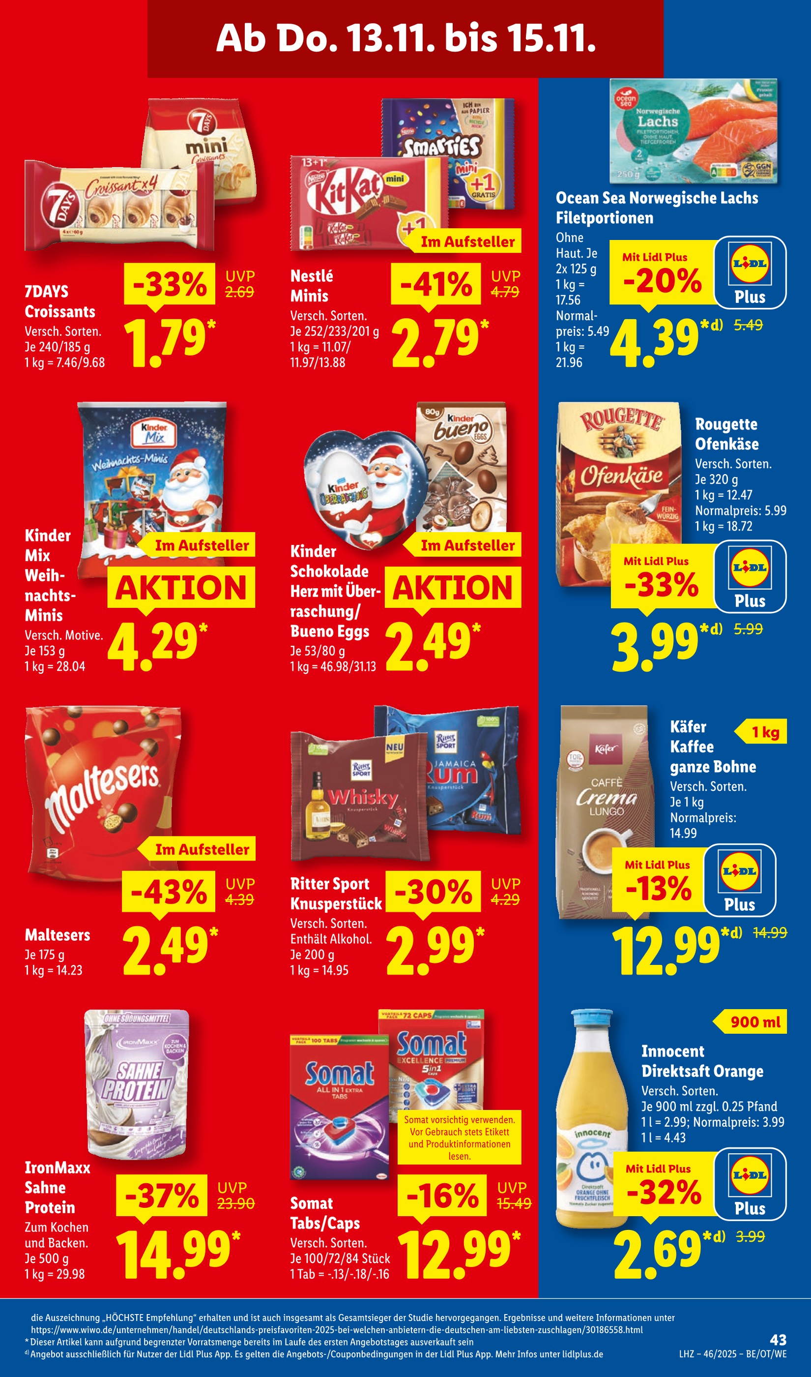 Ritter Sport im aktuellen Lidl Prospekt (Frankfurt (Main)) Ritter Sport im Lidl Prospekt "LIDL LOHNT SICH" mit 67 Seiten (Frankfurt (Main))