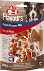 Kausnack Hund triple flavour mix, Mega Pack im dm-drogerie markt Prospekt Kausnack Hund triple flavour mix, Mega Pack von 8in1 im aktuellen dm-drogerie markt Prospekt für 5,95 €