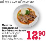 Aktuelles Ente im Tempurateig in süß-sauerer Sauce Angebot bei E center in Ludwigshafen (Rhein) ab 12,90 €