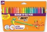 24 Feutres de coloriage Couleur - BIC KIDS - Super U 24 Feutres de coloriage Couleur - BIC KIDS à 2,26 € dans le catalogue Super U