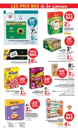 Café en promo dans le catalogue Hyper U à la page 12