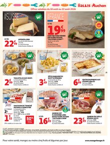 Promotion Saucisson Sec dans le prospectus Auchan Hypermarché, valable du 18/08/2026 au 30/08/2026 Promo Saucisson Sec dans le catalogue Auchan Hypermarché du moment à la page 25