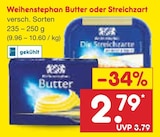 Butter oder Streichzart bei Netto Marken-Discount im Lübstorf Prospekt für 2,79 €