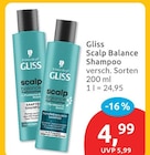 Gliss Scalp Balance Shampoo von Schwarzkopf für 4,99 € bei budni im Angebot Gliss Scalp Balance Shampoo von Schwarzkopf im aktuellen budni Prospekt