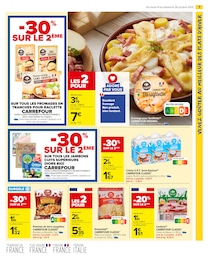 Prix et réduction Tartiflette dans le prospectus Carrefour Market en cours Offre Tartiflette dans le catalogue Carrefour Market du moment à la page 9
