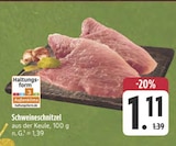 Schweineschnitzel Angebote bei EDEKA Zwickau für 1,11 €