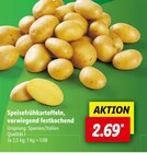 Lidl Speisefrühkartoffeln, vorwiegend festkochend Angebot im aktuellen Prospekt Speisefrühkartoffeln, vorwiegend festkochend bei Lidl im Prospekt "" für 2,69 €