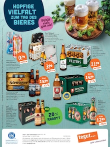 Bier im tegut Prospekt "tegut… gute Lebensmittel" mit 23 Seiten (München)
