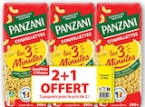 Pâtes 3 Minutes Coquillettes - PANZANI en promo chez U Express Agen à 2,13 €