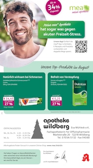 mea - meine apotheke Prospekt Unsere August-Angebote mit 4 Seiten