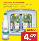 Aktuelles Mineralwasser Angebot bei Netto Marken-Discount in Berlin ab 4,49 €