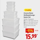 Aufbewahrungsboxen-Set im Angebot bei Lidl in Ulm Aufbewahrungsboxen-Set Angebote von Livarno Home bei Lidl Ulm für 15,99 €