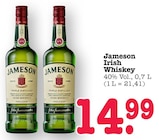 Aktuelles Irish Whiskey Angebot bei E center in Frankfurt (Main) ab 14,99 €