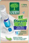 Kit Disque WC Parfum Marine x12 - L'ARBRE VERT - Intermarché Hyper à Bergerac Kit Disque WC Parfum Marine x12 - L'ARBRE VERT en promo chez Intermarché Hyper Bergerac à 2,79 €